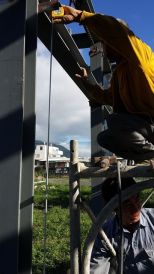 施工中│花蓮力元建材行│鐵皮浪板裝修，屋頂裝修我幫您